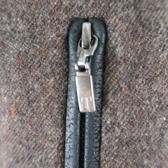 TORRAS Chest Size 42 Brown Mixed Materials Wool Zip Up Jacket - Picture 4 of 9